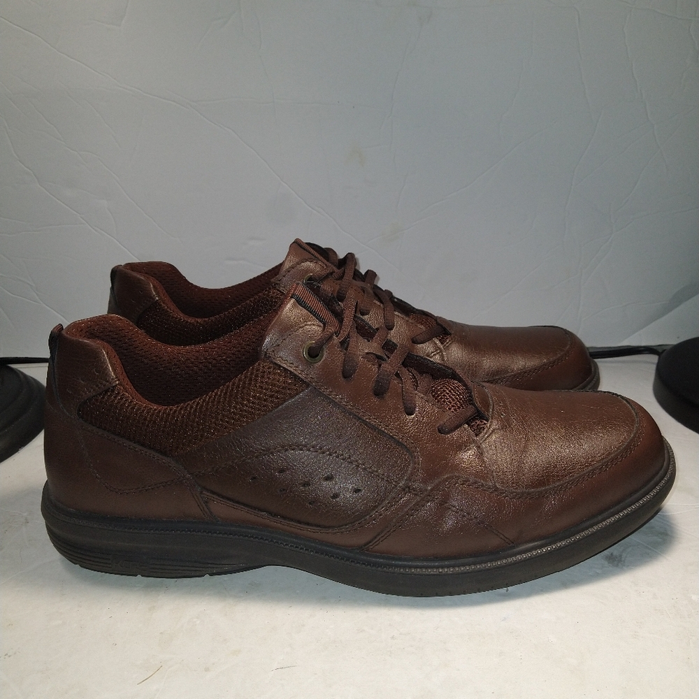 Nunn Bush Men's Brown Lace-Up Athletic Casual Shoes